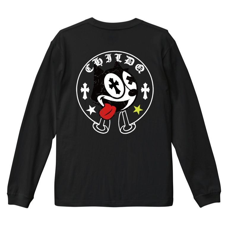 CHILDQ & FELIX  Black T-shirt