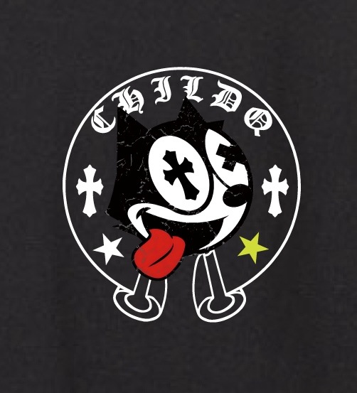 CHILDQ & FELIX  Black T-shirt