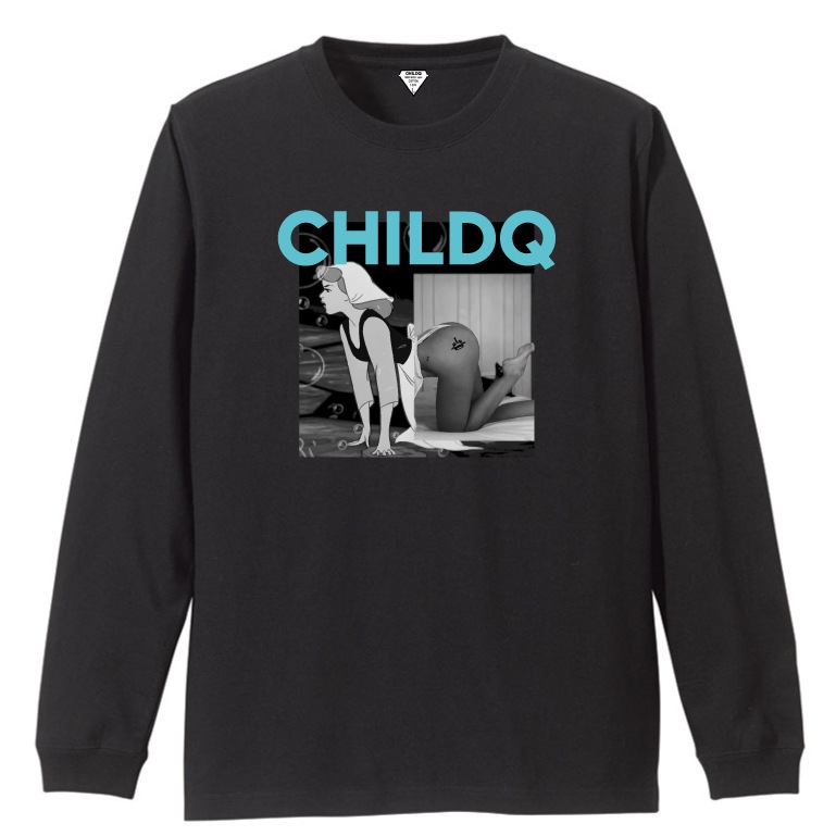 Pop Art Girl N.o21 Black T-shirt