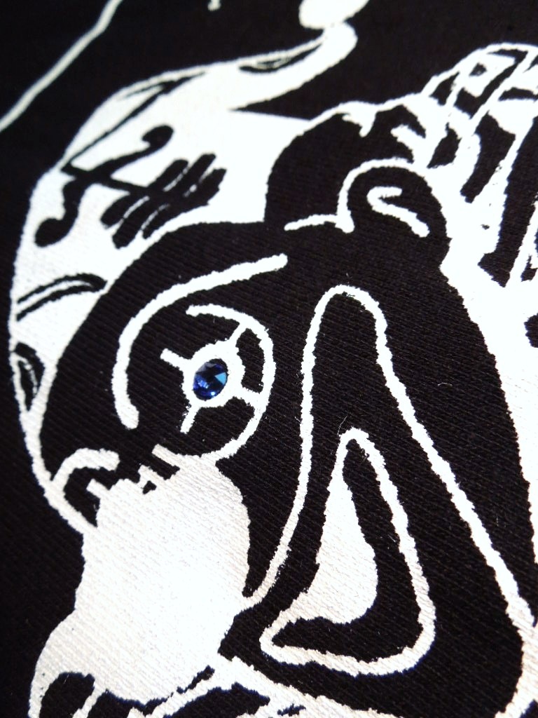 Joker Casino Swarovski��Long T-shirt Black