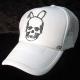 Skull Bunny Swarovski cap��White