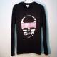 Skull crest monogram Black��Pink