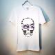 Skull camouflage��White��Blue
