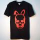 Skull Bunny T-shirt Black��Red