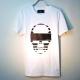 (�ܵ���)Skull Swarovski leather T-shirt White