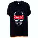 Skull CHILDQ Red Font T-shirt��Black