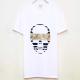 Mural Skull T-shirt  White