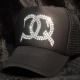 CQ cross Swarovski cap black