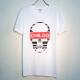 Skull CHILDQ Red Font T-shirt��white