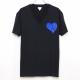 Swarovski Skull Heart T-shirt��Black��blue
