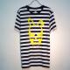 Skull Bunny Border T-shirt  Yellow