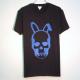 Skull Bunny T-shirt Black��Blue