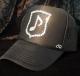 Melody emblem Swarovski black cap