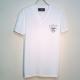 Skull emblem Swarovski T-shirt��white