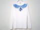 Phoenix Swarovski Long T-shirt  white/blue