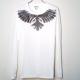 Phoenix Swarovski Long T-shirt white / Gray