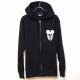 Skull Mouse  Zip up��Parker Black