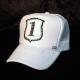 Emblem �Σ�.1 Swarovski cap white