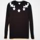 Star bat Long T-shirt black