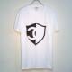 Half CQ emblem T-shirtWhite