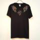 Roses T-shirt Black �� Red