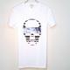 Skull Tattoo Girl NO.4 T-shirt��White