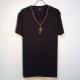Seven Gold Swarovski necklace T-shirt ��lack