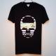 Skull Tattoo Girl NO.5 T-shirt Black