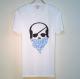 Skull Hibiscus bandana T-shirt  white