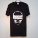 Skull Tattoo Girl NO.6 T-shirt Black