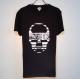 Skull news paper T-shirt black