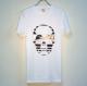 Skull Tattoo Girl NO.�� T-shirt white