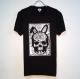 Skull Bunny ethnic T-shirt Black