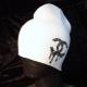 Parody Melting Swarovski knit cap white