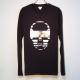Skull Tattoo Girl NO.�� Long T-shirt black