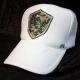 Emblem camouflage Swarovski cap white