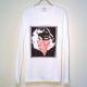 Marilyn bandana Swarovski Long T-shirt white ��Red