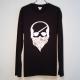 Skull bandana Trump Pattern Long T-shirt black