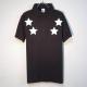 Star polo shirt black��white