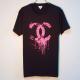 Parody Melting T-shirt Black��Pink