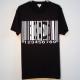 Parody bar code T-shirt black