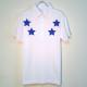 Star polo shirt white �� blue