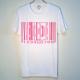 Parody bar code T-shirt White��pink