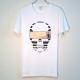 Skull Tattoo Girl NO.��5 T-shirt��White
