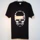 Skull Tattoo Girl NO.��5 T-shirt��Black