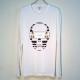 Skull Tattoo Girl NO.��6 T-shirt��White