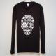 Seven Star Swarovski Long T Shirt Black