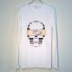 Skull Tattoo Girl NO.��8 T-shirt��White