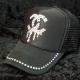 Parody Melting Swarovski Full Custom Cap Black