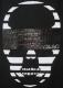 (�ܵ���)Skull Swarovski leather T-shirt Black